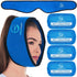 Face Ice Pack Wrap for TMJ Relief - 4 Reusable Hot & Cold Gel Packs for Mouth, Oral & Facial Surgery Pain