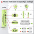 Rechargeable AA Batteries, Ni-MH 900mAh, 1.2V Solar Batteries for Garden Lights, 4 Pack