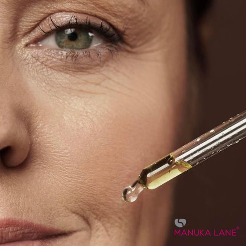 Manuka Lane Night Cream with Retinol, Manuka Honey, Peptides for Youthful, Healthy Skin