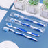 200 Prepasted Disposable Toothbrushes Individually Wrapped, Soft Bristle for Hotel, Camping, Travel, Gift for Homeless