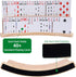Set 4 14x1.6x4 GOTHINK of Curved Wooden Playing Card Holder for Kids Adults Cards Holders for Playing Cards