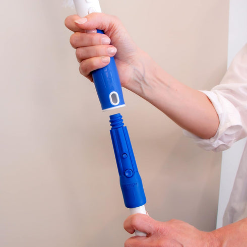 Unger Microfiber Wool Duster, Machine Washable, Compatible with Poles, Great for Dust & Pet Hair Cleaning Supplies