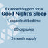 Life Extension Melatonin IR/XR, 1.5 mg, Immediate and Extended-Release Formula for Sleep Support, 60 Capsules