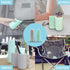 Sunenlyst 2Pcs Travel Toothbrush Holder, Portable Case for Traveling, Camping & School, Multifunction Plastic Set in