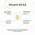 DEAL SUPPLEMENT Sunshine Vitamin D - 10000 IU Vitamin D3 with K2 MK7, Easy to Swallow for Bone & Immune Support