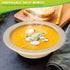 12oz Disposable Paper Bowls, 200 Pack Compostable Paper Bowls, Heavy Duty Disposable Bowls, Paper Soup Bowls Made From Sugarcane Fibers by greensight