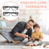 KURTOPLLY 2 Pcs Auto Focus Glasses, Automatic Zoom Reading Intelligent Self Adjusting Presbyopia Anti-Blue Light Glass
