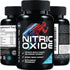 Extra Strength Nitric Oxide Supplement 3X L Arginine, Citrulline Malate, AAKG, Beta Alanine - 60 Capsules for Muscle