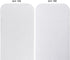 PANA Jumbo Double-Sided Emery Nail File - 50 Piece Pack for Manicure and Pedicure, White (Grit 100/180)