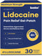 Sumifun 4% Lidocaine Pain Relief Patches, 30 Count Maximum Strength Numbing Gel Patch for Muscle Soreness