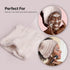 Red by Kiss Extra Wide Spa Headband, Soft Plush Fleece for Full Hairline Coverage, One Size Fits All (White).