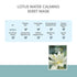 ROVECTIN Clean Lotus Water Calming Sheet Mask, Soothing Hydration with Lotus Flower Extract (5 Count)