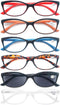 Reading Glasses Womens Readers, Stylish Cheaters +1.75, Lightweight Comfortable Glasses for Outdoor Reading