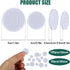TNJPSEK 150 Pcs Essential Oil Diffuser Pads, Round Humidifier Aroma Cotton Pads, Mini Microfibre Perfume Diffuser Mat