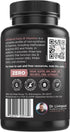 Livingood Daily Vitamin B Complex Capsules - Vegan B-Complex Supplement for Nervous System & Cognitive Health, 30