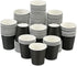 100 Pack 3 oz Black Paper Cups for Bathroom, Espresso, Mouthwash, Snacks, Family, Party, Picnic