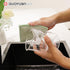 Pans-Green,6 Pack Bamboo Kitchen Sponges Heavy Duty Natural Cleaning Sponges Non-Scratch Dish Sponge for Dishes, Pots