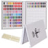 Noverlife Professional 216 Nail Colors Chart, White Nail Gel Polish Display Book for Nail Art Salon