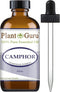 Plant Guru Camphor Essential Oil 4 oz, 100% Pure Undiluted Therapeutic Grade for Skin, Body, Hair Growth