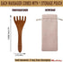 Sandalwood Wooden Scalp and Foot Massager - Gua Sha Comb Tool
