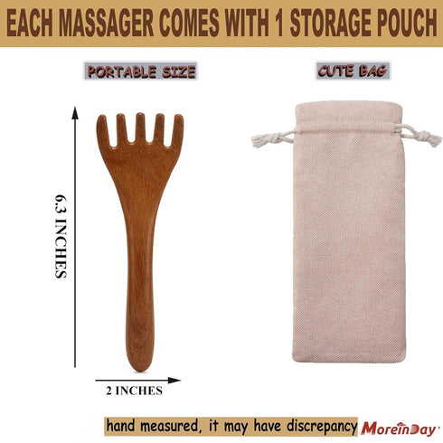 Sandalwood Wooden Massage Tool for Relaxation