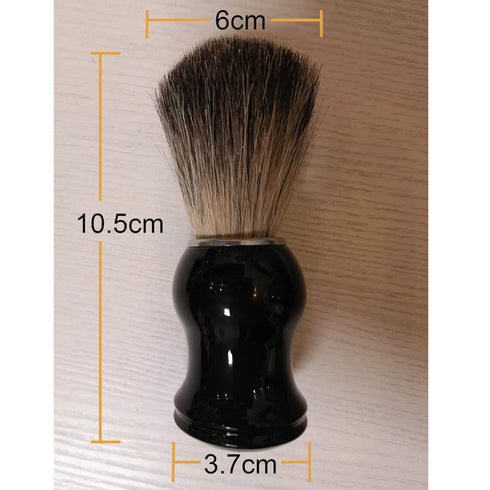 Shaving Brush,Resin Handle Shaving Brush for Men,Shave Brush for Wet Shave Using Shaving Cream & Soap,Shave Accessory for Safety Razor, Double Edge Razor, Straight Razor or Shaving Razor (badger hair)