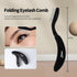 MSQ Eyebrow Brush and Comb, Folding Eyelash Brush, Eye Brow Comb & Spoolie Brush, Professional Makeup Tools Set