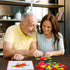 UwinVwin 155 Dementia Activities for Seniors - Pieces Wooden Tangrams Puzzle, Easy Memory Game for Alzheimer's