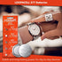 LOOPACELL 377/376 SR626W SR626SW (Pack 5) 1.55V / / / Silver Oxide Watch Batteries of - Long Lasting Coin Cell Battery