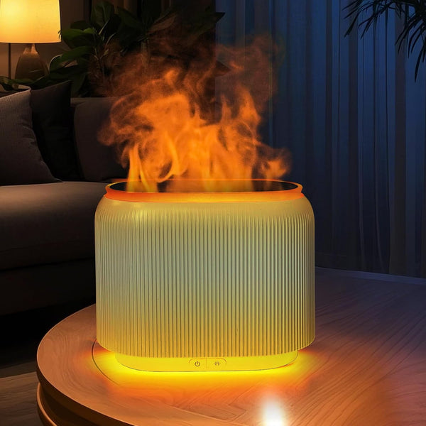 LIFFY Essential Oil Diffuser - Fireplace Fire Flame Aromatherapy Diffuser, Mist Humidifier