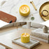 LUXE COVE wt.200g) Scented Candle, Soy Candle, Non-Toxic Aroma Candles, Pear and Freesia Scented, Citrine Crystal, Best