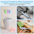 Xixter 12 Pack Silicone Toothbrush Covers for Travel, Tooth Brush Cover Cap for Electric & Manual Toothbrushes Head