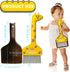 Set Set Mini Broom and Dustpan Cartoon Small Broom with Dustpan Combo Cute Cleaning Kit for Home Office Floor (Brown)