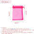 50Pcs Organza Bags 3x4 inch - Small Jewelry Bags Drawstring Mesh Gift Bags for Wedding Party Favors