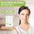 Small Trash Bags 4 Gallon, 100 Count Unscented Mini Garbage Bags for Bathroom Trash Can Liners