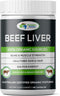Grass Fed Beef Liver 100% Organic Sourced - Natural B12 for Energy, Iron & Vitamin A - 180 Capsules