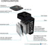 ML5-6S 6 Volt 5 AH, Spring S2 Terminal, Rechargeable SLA AGM Battery