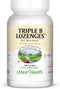 Maxi Health Triple B Lozenges - Vitamin B12, B6 & Biotin, Strawberry Flavor, 180 Chewies