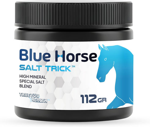 True You Health Blue Horse Salt Trick - Specialty High Mineral 6 Salt Blend -