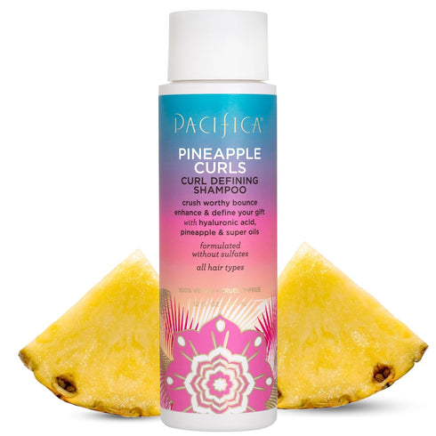 Pacifica Beauty 12.0 Fl Oz Pineapple Curls Curl Enhancing Shampoo - Hydrating & Frizz Control, Vegan