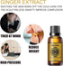 HuaQing 30 ML Belly Drainage Ginger Oil, Promote Blood Circulation Metabolism SPA Lymphatic Drainage Massage Oil.