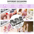 Nail Art Tools, 5pcs Stainless Steel Disinfection Case for Mini Powder & Liquid Set, Compact Manicure Tools