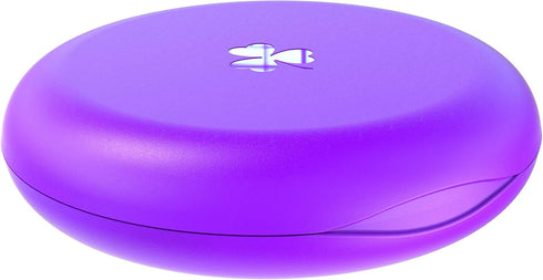 2 Pack Retainer Cases - Solid Orthodontic Retainer Case (Purple)