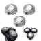 SH50/52 Replacement Heads for Philips Norelco Series 5000 Electric Shavers, Compatible with S5000, S5100, S5500 (3 Pack)
