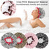 TCOTBE 4 Pieces Shower Cap for Women, Reusable Elastic Bath Caps with Double Waterproof Layers