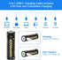 Houseagle 4 Pack,1.5V 4 1 Cable,4200mWh 2000+ AA Batteries Rechargeable Rechargeable AA Batteries with in USB-C Charge
