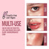 KIMUSE Multi Stick Trio Face Makeup, Cream Blush Stick for Cheeks & Lips, Contour & Highlighter Sticks