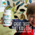 Magnesium Focus Supplement for Kids, 90 Chewable Tablets, Natural Strawberry Flavor with Vitamin B6 for Calm