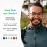 SAV Sportex AR4150 Reading Glasses, Flexible, Durable, Ultra-Lightweight Readers for Men and Women