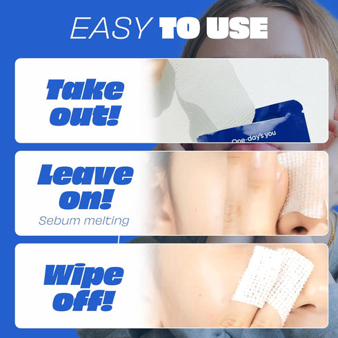 One-day's you P.Z SSOC No More Blackhead Nose Strips | Hypoallergenic Korean Mask for Pore Care | 0.07 oz, 5 EA